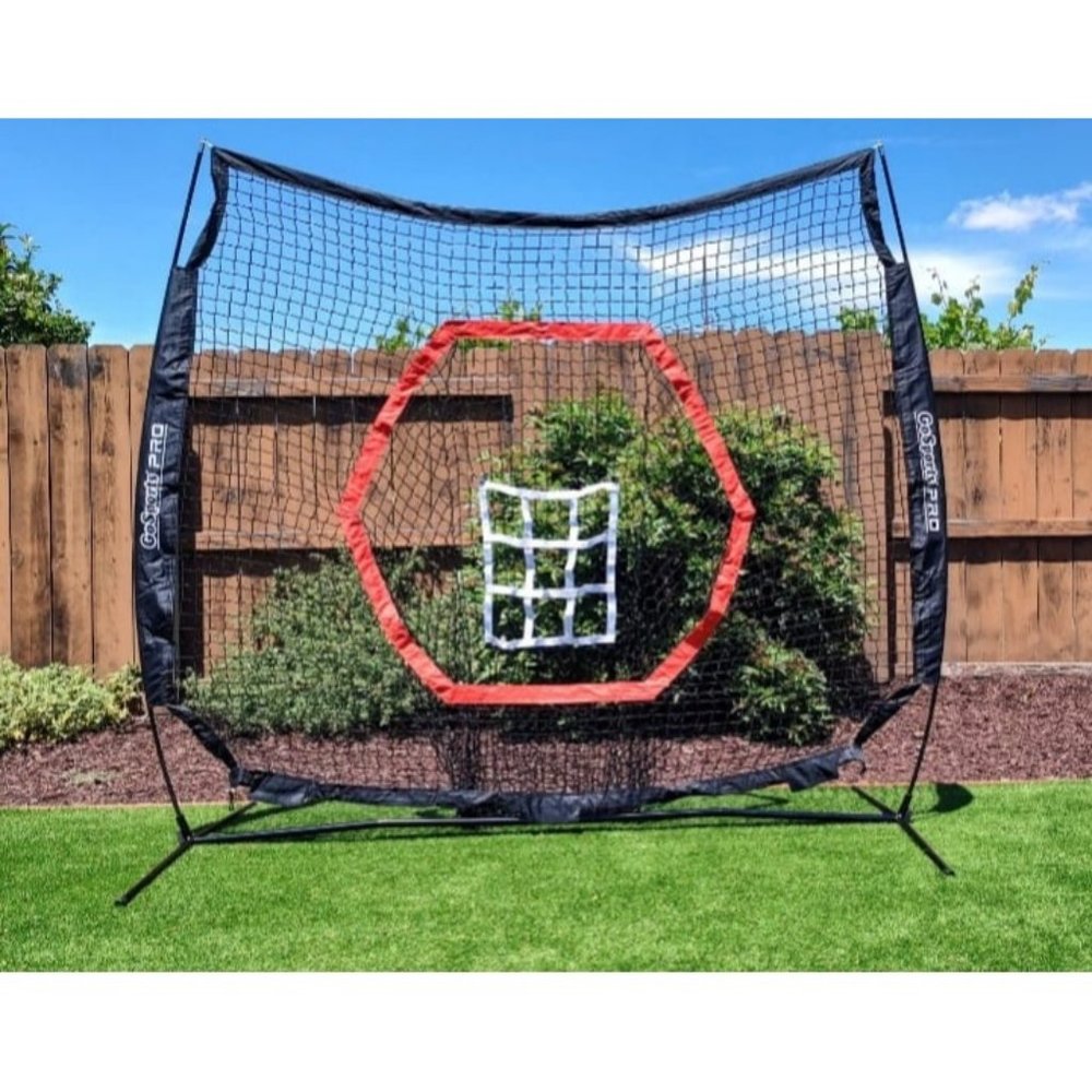 7 ft x 7 ft Baseball & Softball Practice Hitting & Pitching Net